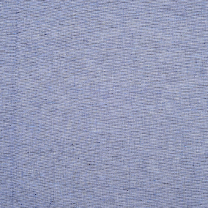 Cotton Linen: Mid Blue Chambray