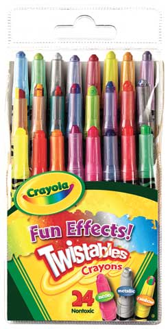 Crayola Fun Effects Twistables Crayon Set