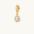 Letter G CZ Charm