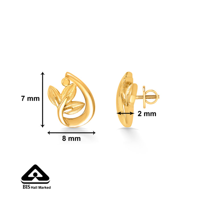 Dainty Dots Yellow Gold Kids Earring