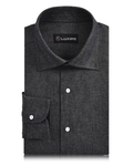 Dark Grey Chambray Shirt