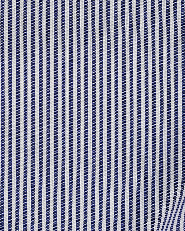 Dark Navy Oxford Stripe