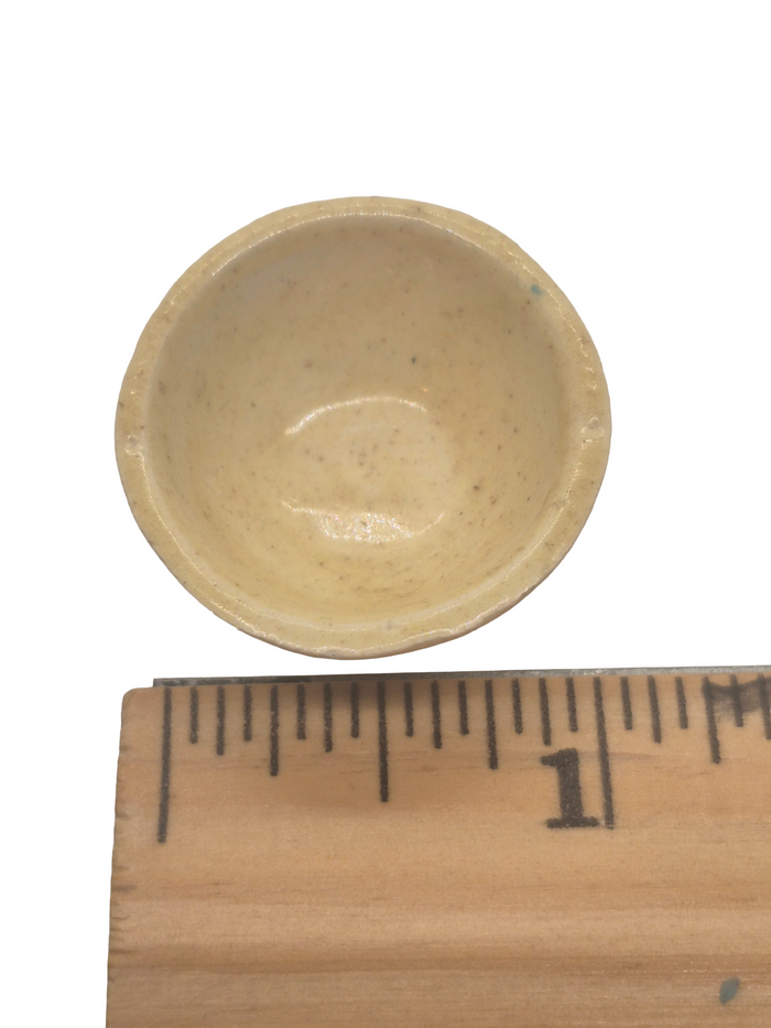 Deborah McKnight – Glazed Ceramic Mixing Bowl with Blue Stripe