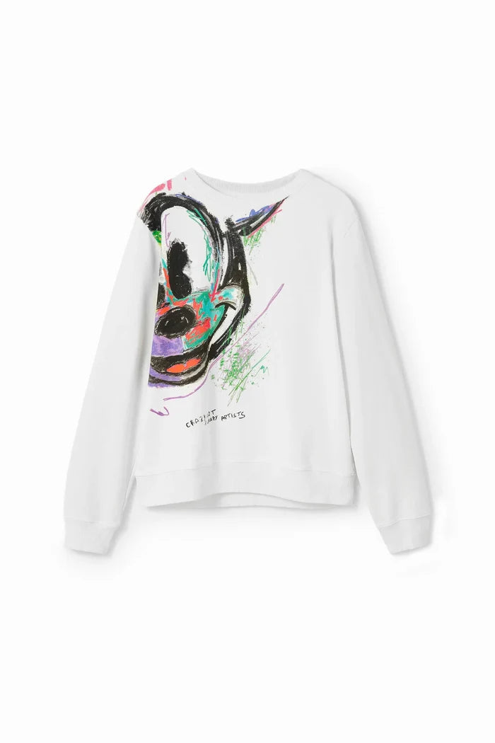 DESIGUAL Sudadera arty Mickey Mouse