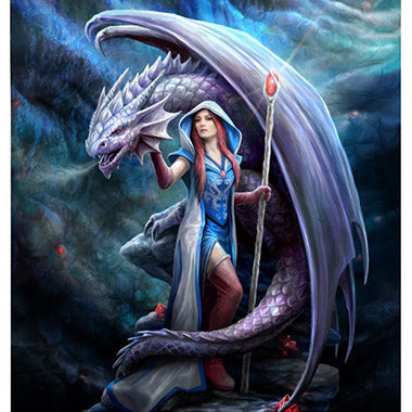 Dragon Mage Statue by Anne Stokes – view 2