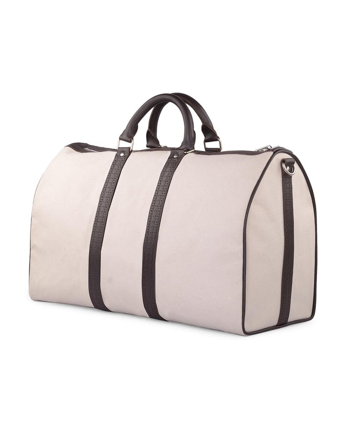Duffle Bag with Leather Trims