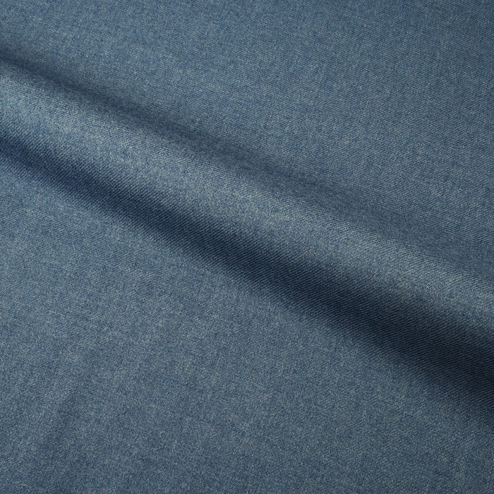 Dugdale Blueish Grey Wool Flannel Dress Pant