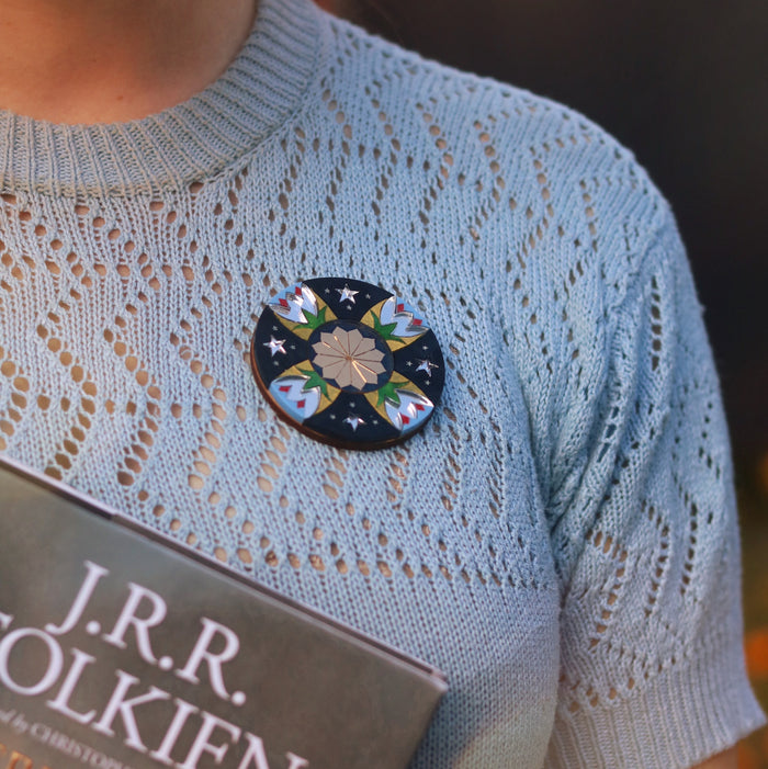 Elven Princess Acrylic Brooch
