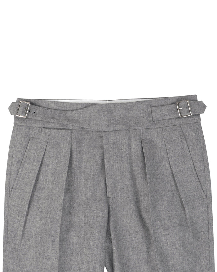 EThomas Wool Cashmere: Ash Twill