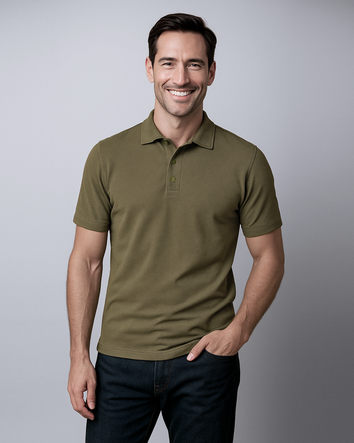 EZS Aria Olive Polo