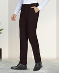 EZS Brown Wool Flannel Pant