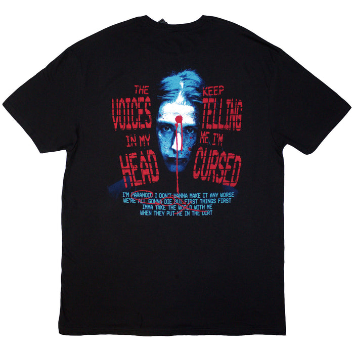 FALLING IN REVERSE - VOICE COLLAGE - T-Shirt Black (Back Print)