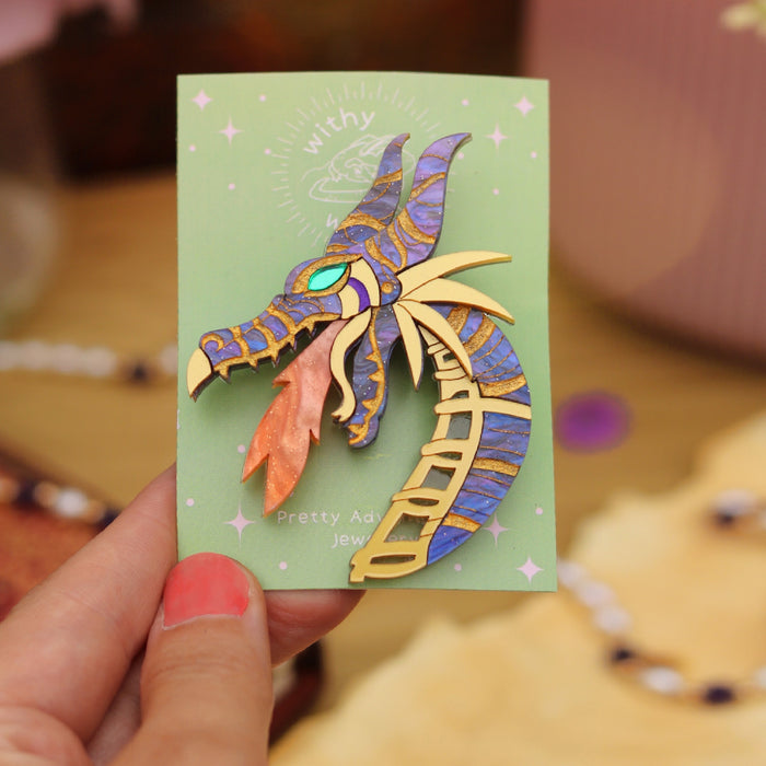 Fantasy Dragon Brooch