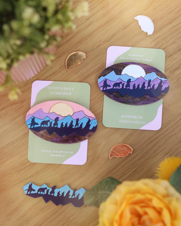 Fellowship Brooch (sunset)