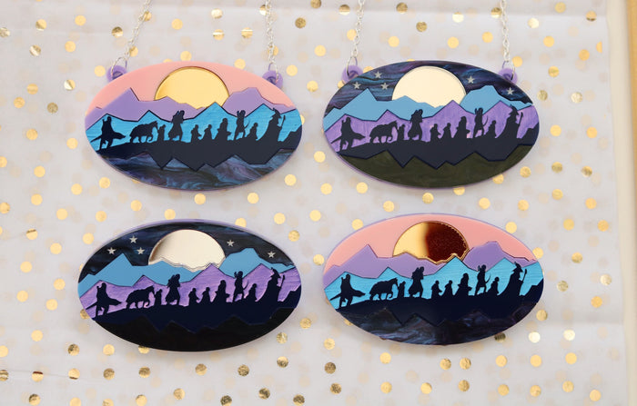 Fellowship Brooch (sunset)
