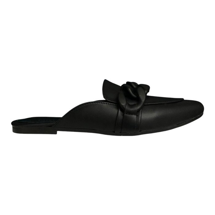 Flats Cadena Negro Para Dama Patey Woman