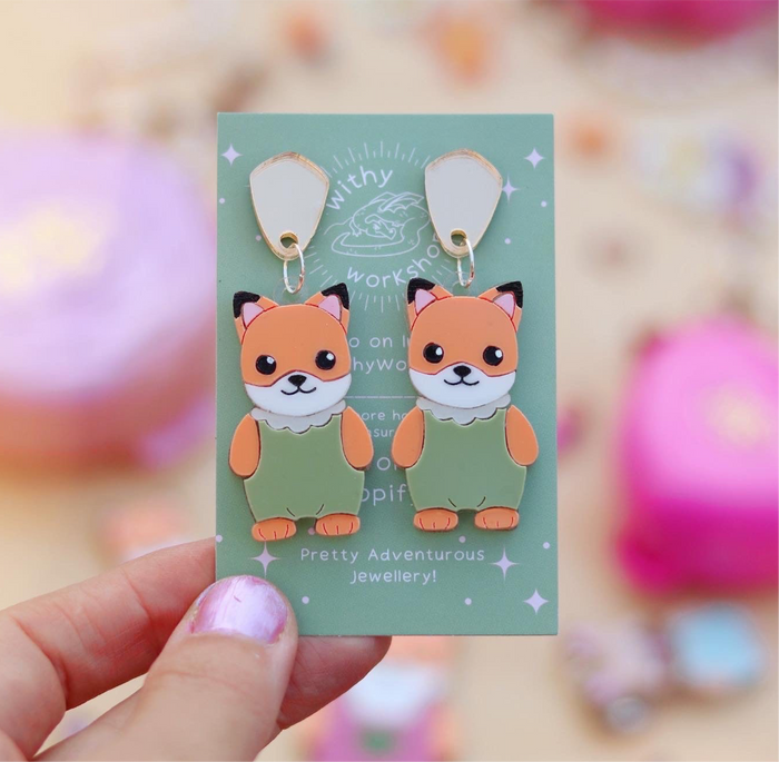 Fox Earrings