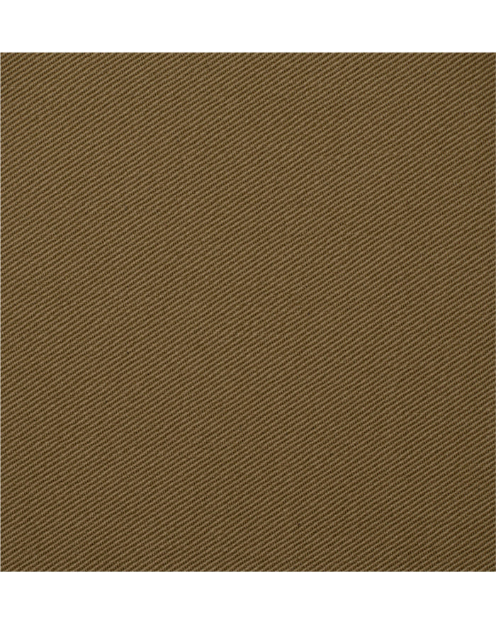 Close up view of custom Genoa Chino pants for men by Luxire in copper