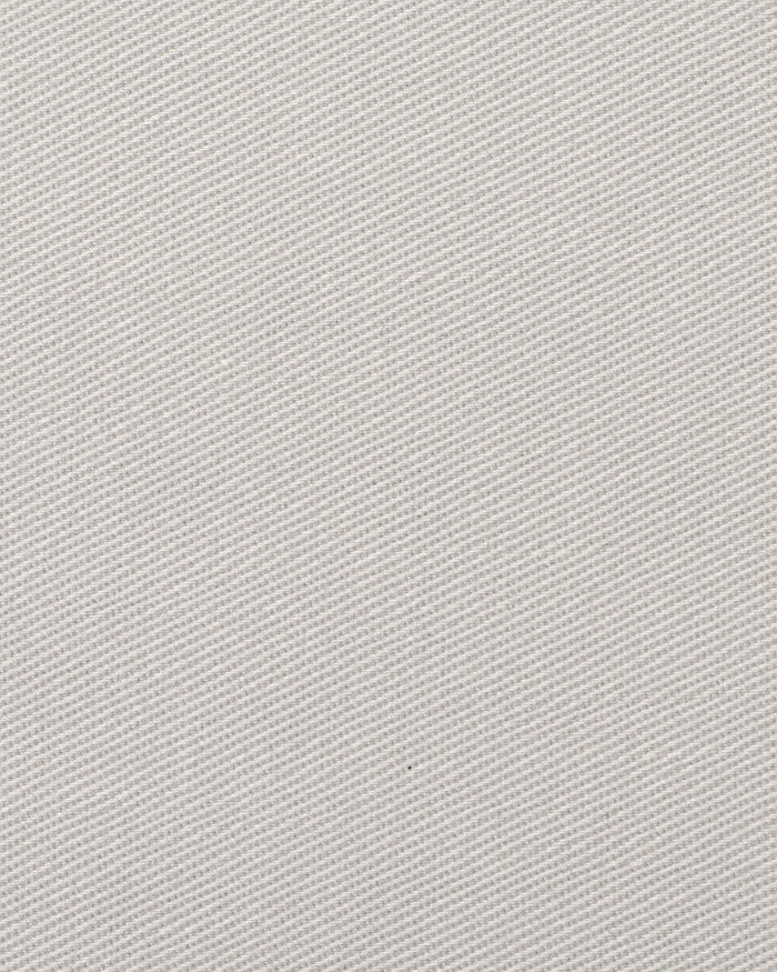 Close up view of custom Genoa Chino pants for men by Luxire in stone
