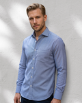 Getzner Dark Blue Royal Oxford Shirt