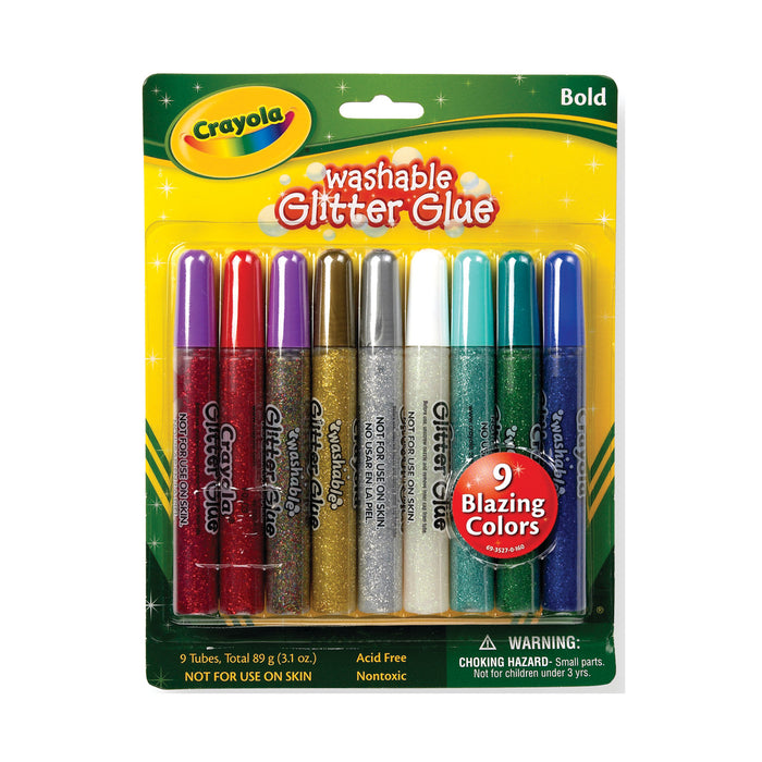 Glitter Glue Washble 9 Colors