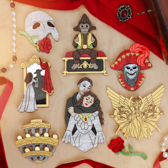 Golden Angel Brooch