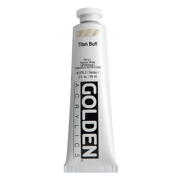 Golden Heavy Body Acrylic, 2 oz., Whites