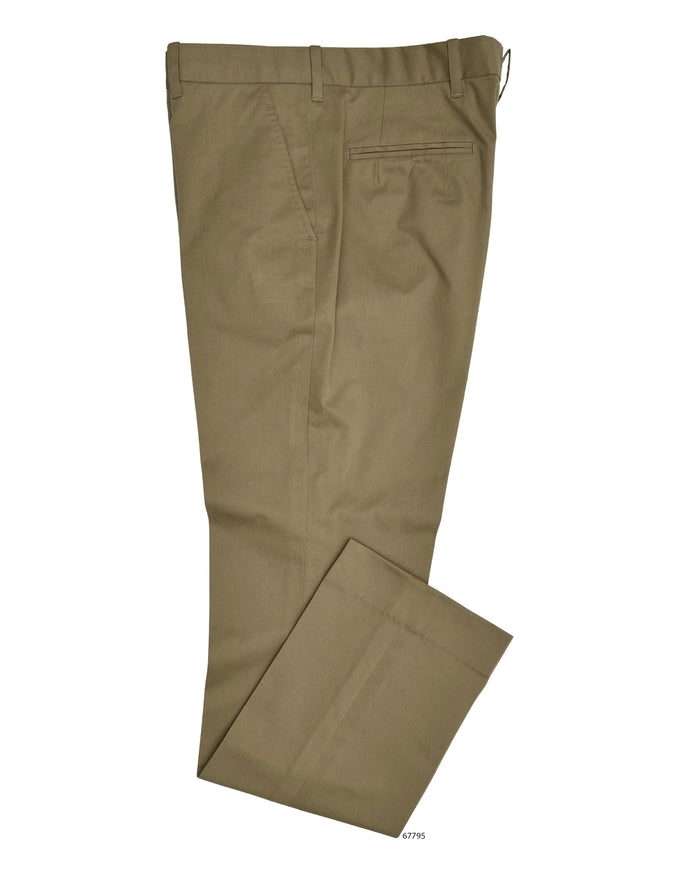 Golden Khaki Twill Pants