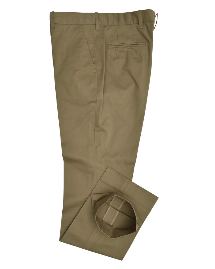 Golden Khaki Twill Pants