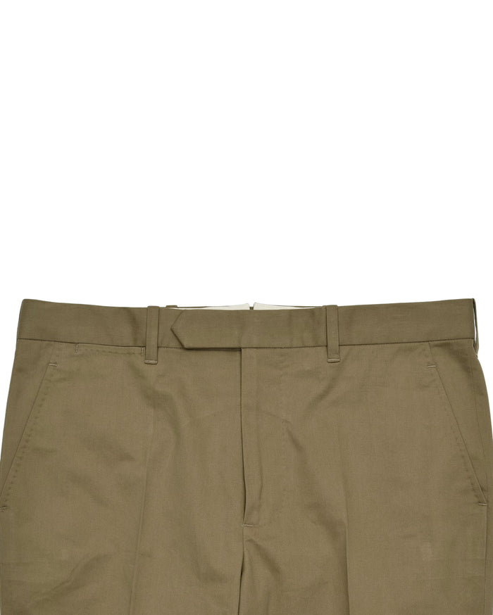 Golden Khaki Twill Pants