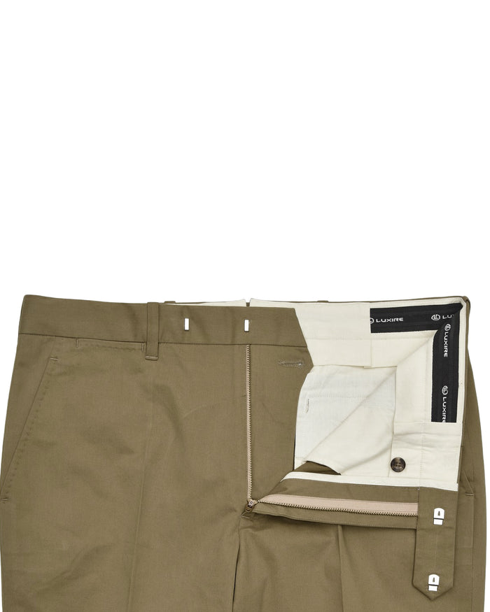 Golden Khaki Twill Pants