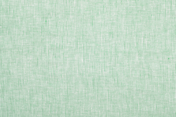 Green Dress Stripes Linen Shirt