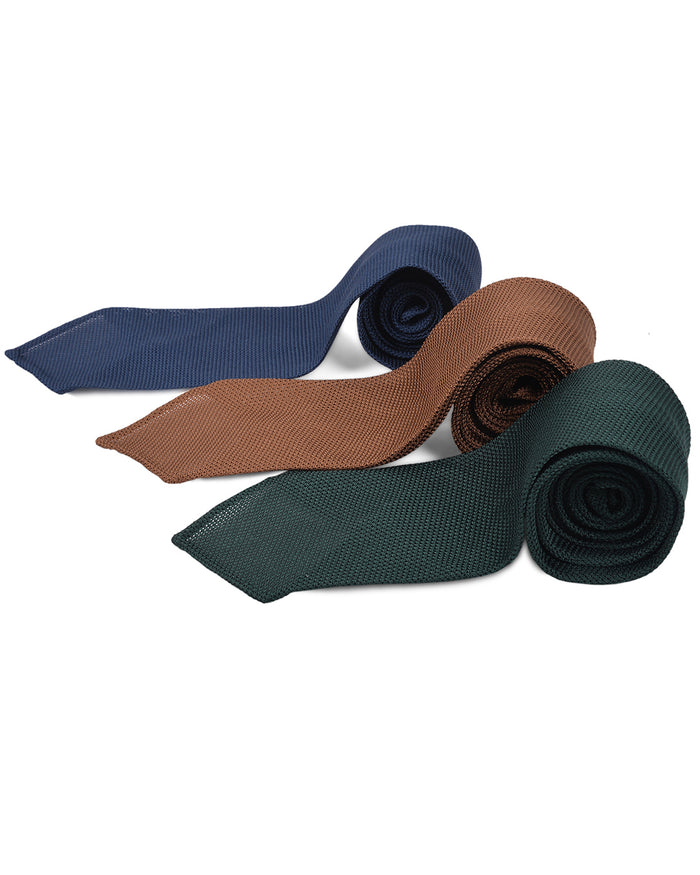 Grenadine Garza Fine Navy-Blue Tie