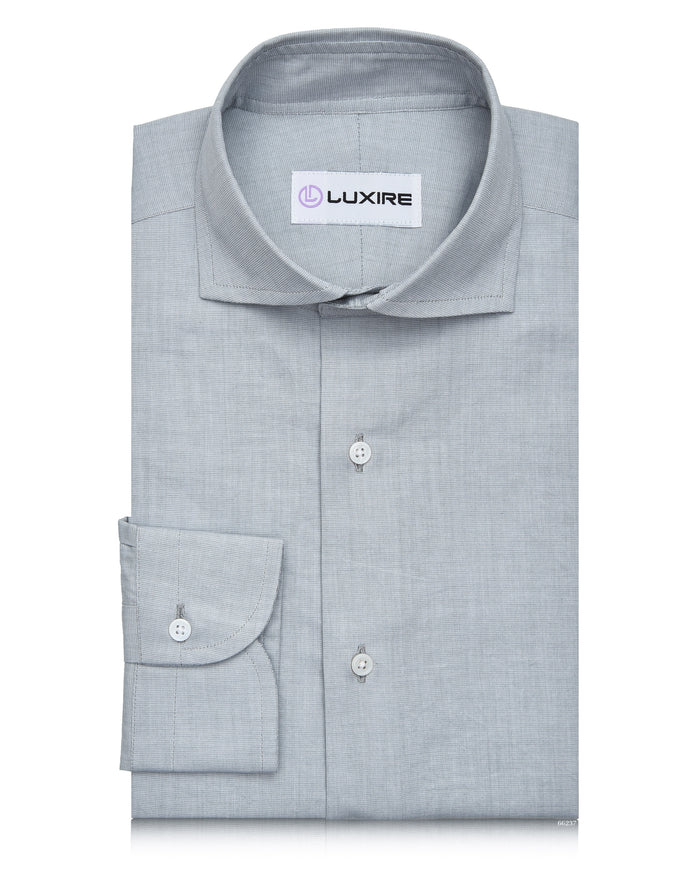 Grey Dress Shirt End on End