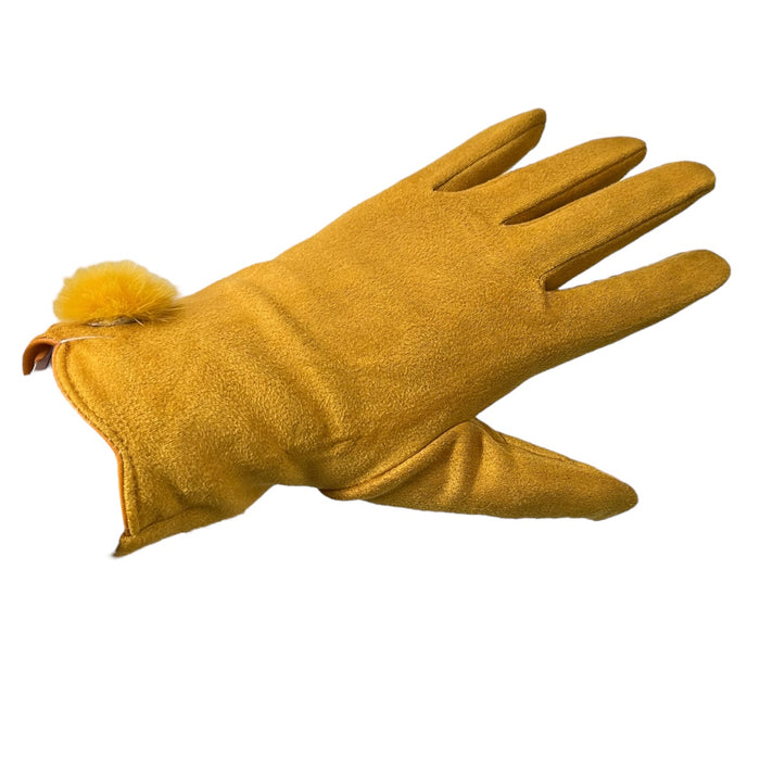Guantes Amarillo Para Dama MUSSI