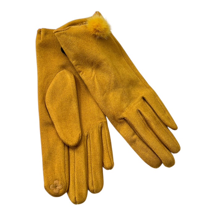 Guantes Amarillo Para Dama MUSSI