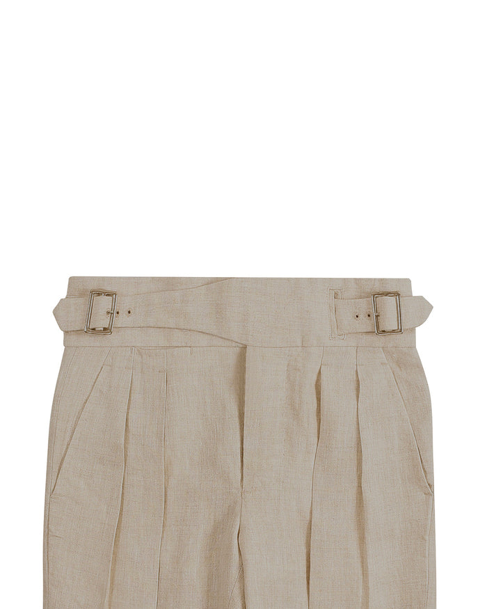 Gurkha Pants in 100% Linen Suiting Muslin
