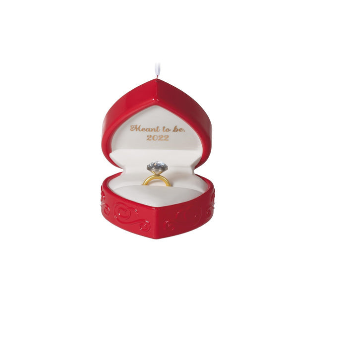 Hallmark Keepsake Christmas Ornament 2022, Meant to Be Engagement