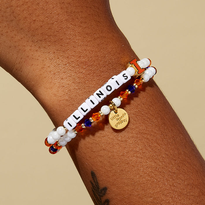 Illinois™ Crystal- University of Illinois™ Bracelet