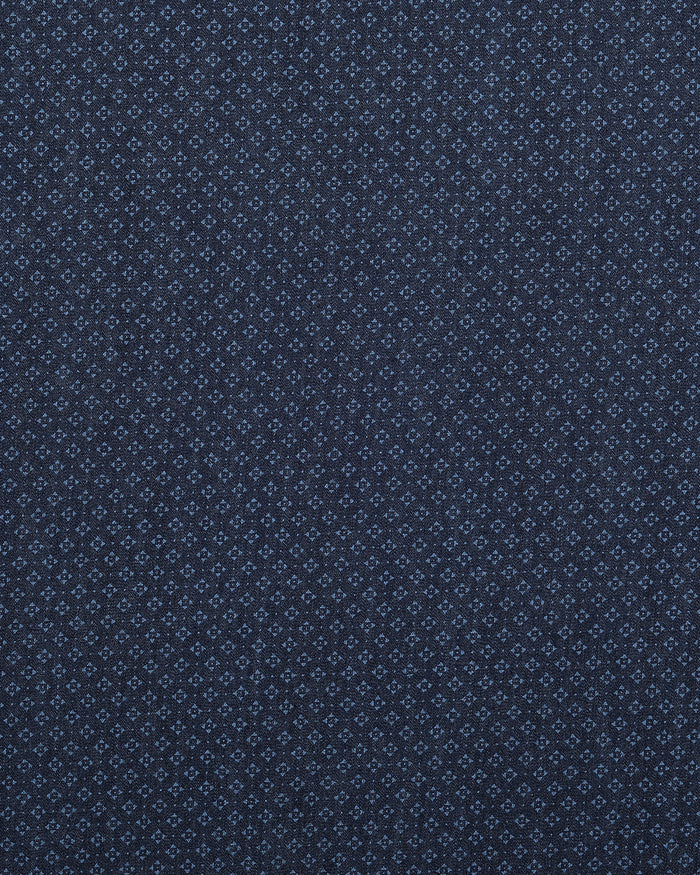 Indigo Denim Wabash Printed