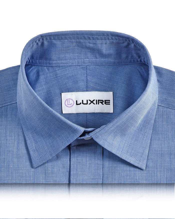 Ink Blue End on End Shirt