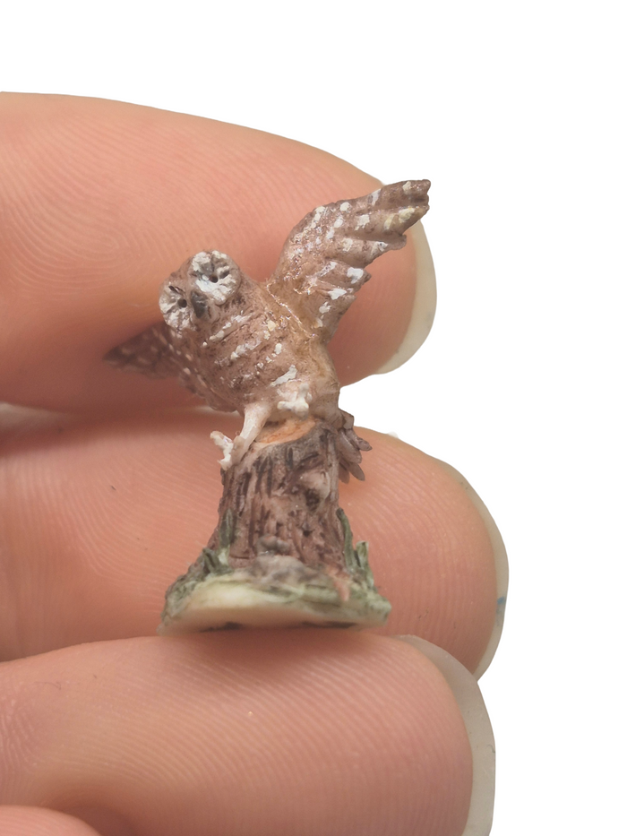 Jackie Transue – Vintage Porcelain Owl Figurine 1986