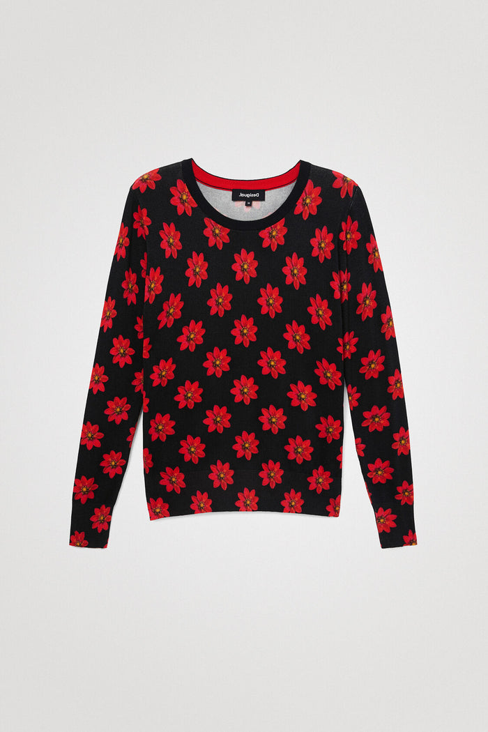 Jersey punto flores DESIGUAL