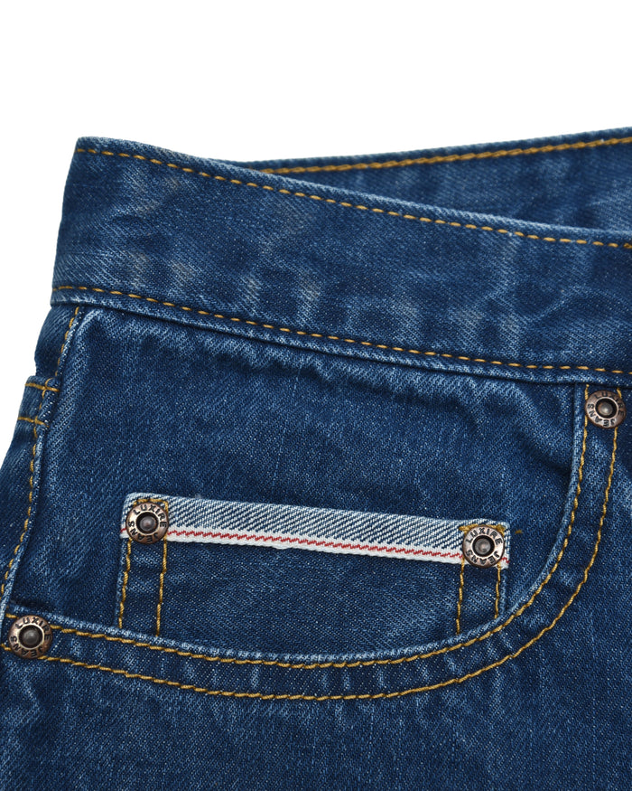 Kaihara Fade Washed Indigo Selvedge Jeans