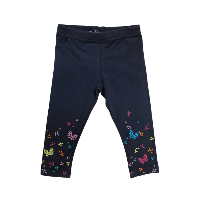 Legging Azul Bebé Niña Con Mariposas Losan