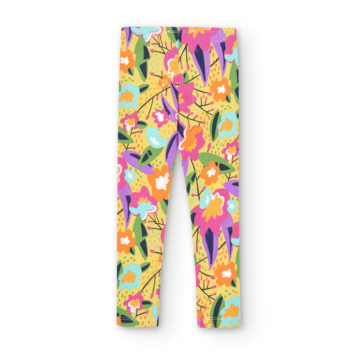 Leggings De Punto Elástico Estampado Para Niña BOBOLI