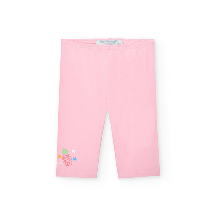 Leggings De Punto Piña Para Niña Color Rosa BOBOLI