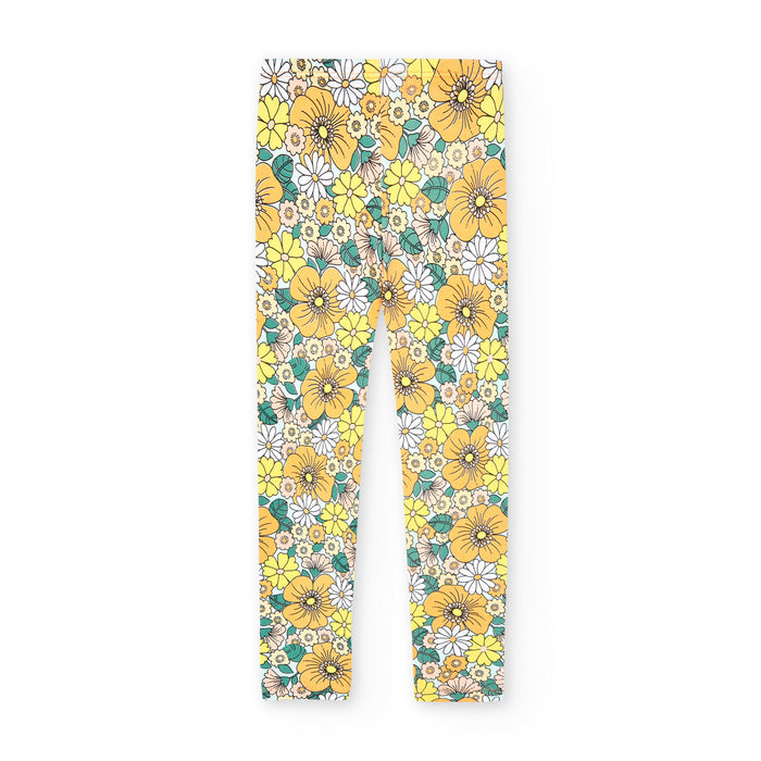 Leggings Estampado Girasoles Para Niña BOBOLI