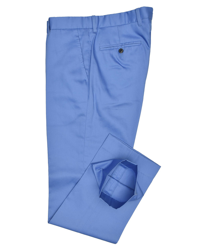 Light Cobalt Blue Twill Pants
