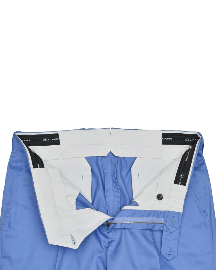 Light Cobalt Blue Twill Pants